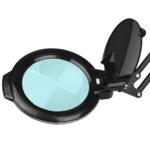 Moonlight 8013/6" čierna LED lampa s lupou so statívom