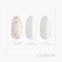 Gél lak CLARESA Top Moonstone No Wipe 5g