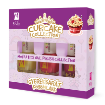 Moyra KIDS CUPCAKE collection Detský lak sada 3x7