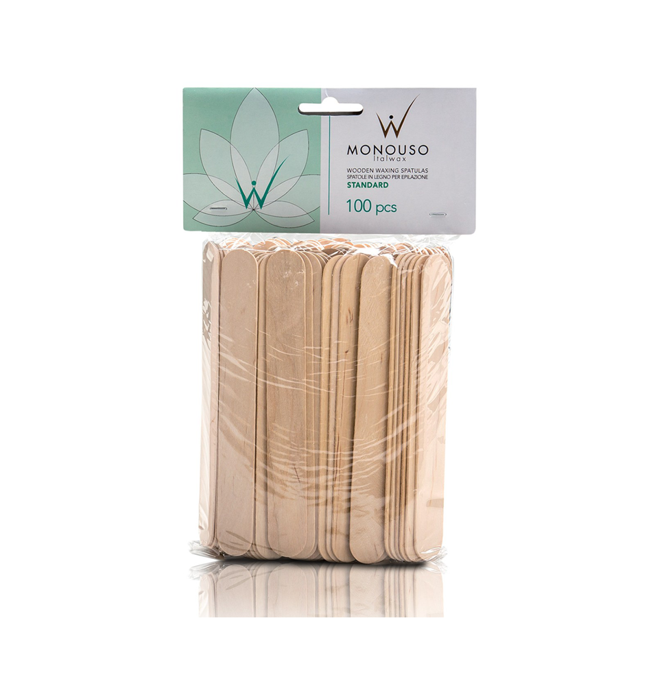 ITALWAX drevená kozmetická špachtľa štandart 100ks