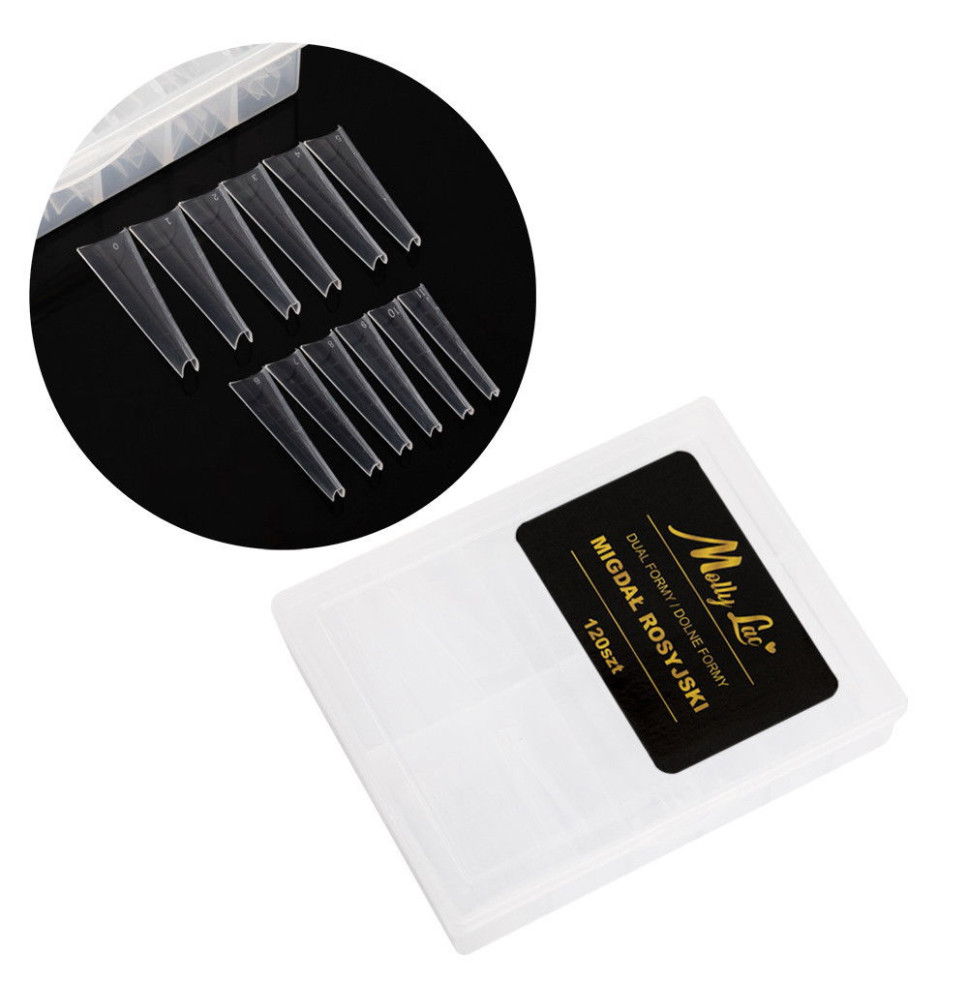 Molly Lac dual formy na nechty ruské mandle 120ks