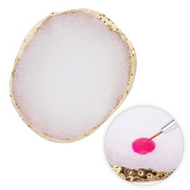 Podložka na miešanie gélov a prezentáciu okrúhla biela