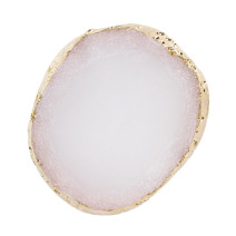 Podložka na miešanie gélov a prezentáciu okrúhla biela