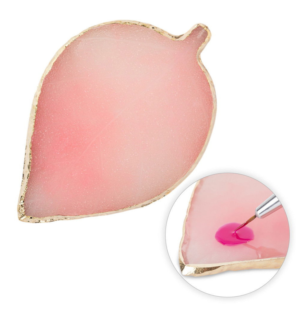 Podložka na miešanie gélov a prezentáciu v tvare listu