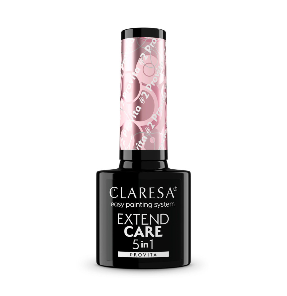 Gél lak CLARESA Extend Care 5v1 PROVITA 2 5ML