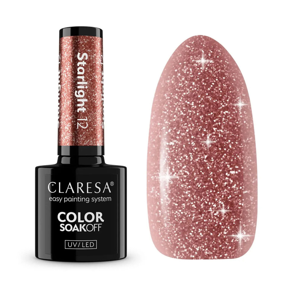 Gél lak CLARESA Starlight 12 5ml