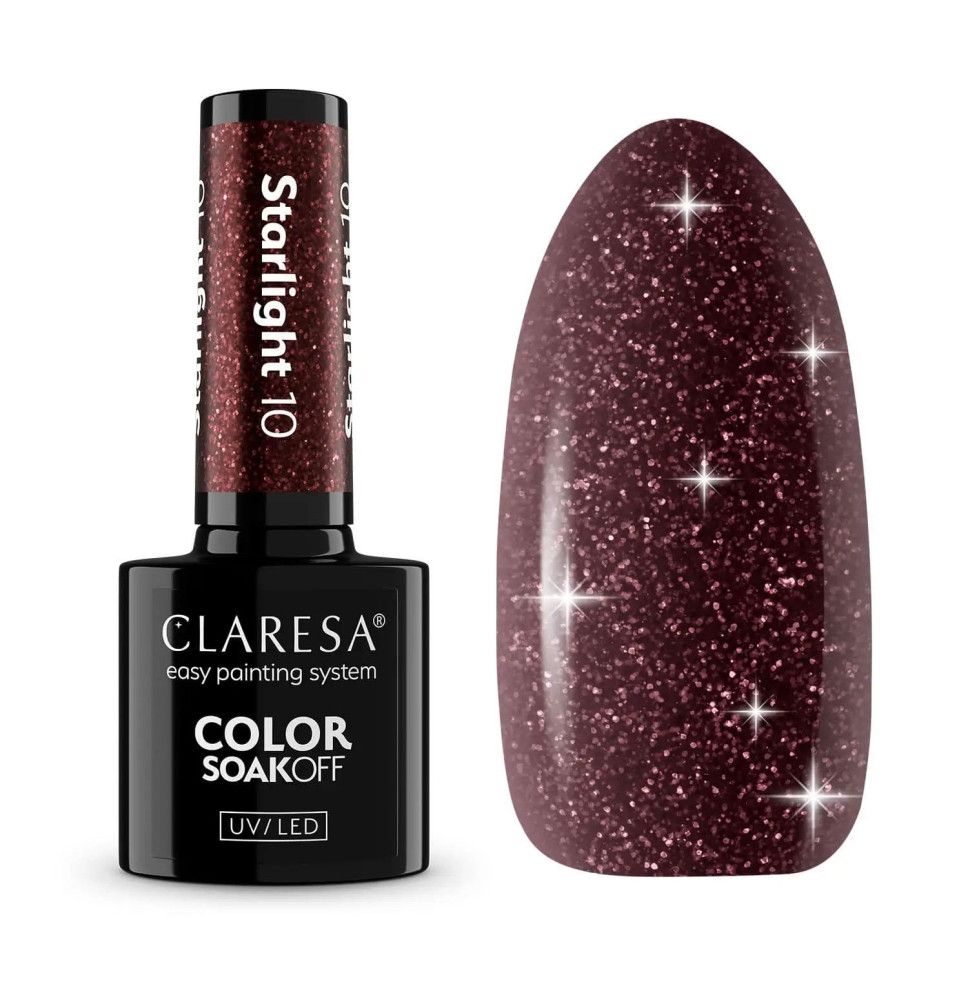 Gél lak CLARESA Starlight 10 5ml