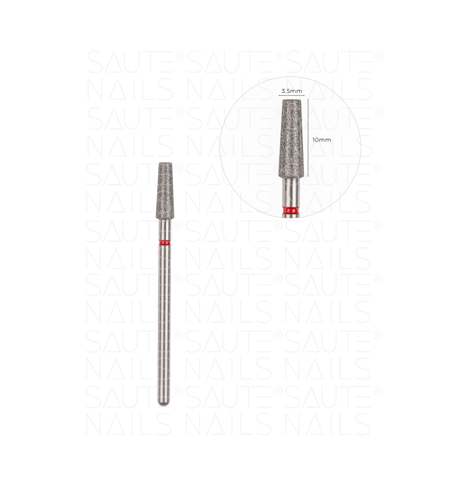 Saute Nails brúsny nadstavec zrezaný kužeľ 01 F