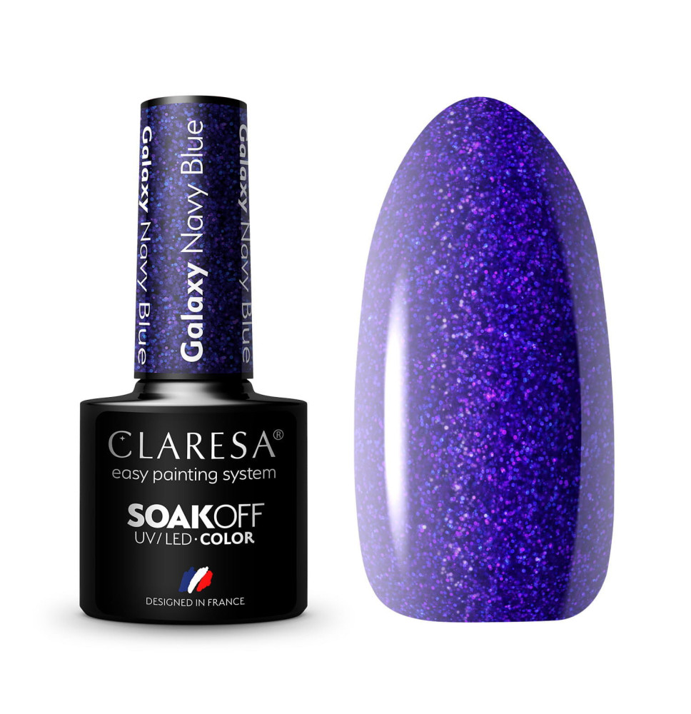 Gél lak CLARESA Galaxy Navy Blue 5ml