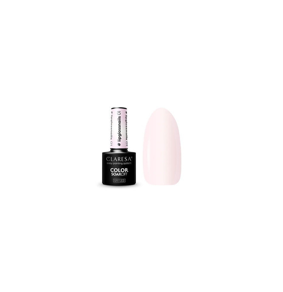 Gél lak CLARESA Lipglossnails 01 5ml