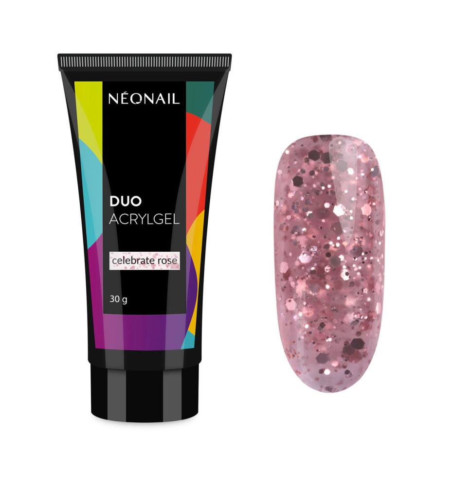 NeoNail Duo Akrylgél Celebrate Rose 30g