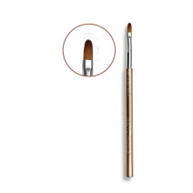 Saute Nails štetec na gél č.4 - oválny