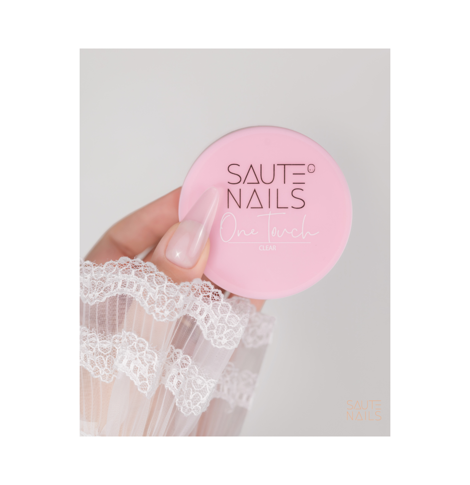 Saute Nails gél na nechty One Touch Clear 30g