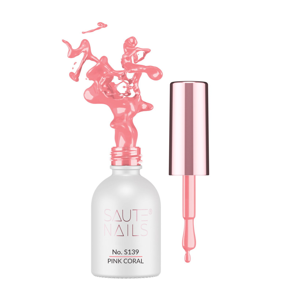 Gél lak na nechty Saute Nails S139 Pink Coral 8ml