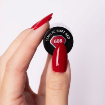 Semilac gél lak Soft Red 608 7ml