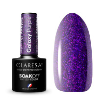 Gél lak CLARESA Galaxy Purple 5ml