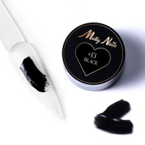 Pasta na zdobenie nechtov ProArt Paste Molly Lac 5g Č.13 čierny gél