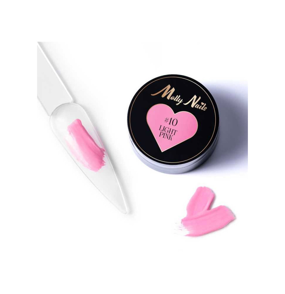 Pasta na zdobenie nechtov ProArt Paste Molly Lac 5g Č.10 ružový gél