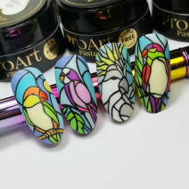 Pasta na zdobenie nechtov ProArt Paste Molly Lac 5g Č.9 neon pink gél