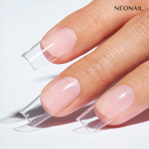 Neonail flexibilné nechtové špičky na predĺženie nechtov Invisible Flexi Tips 02 Clear Square 300ks