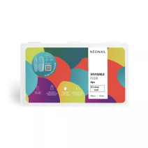 Neonail flexibilné nechtové špičky na predĺženie nechtov Invisible Flexi Tips 01 Clear Oval 300ks