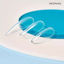 Neonail flexibilné nechtové špičky na predĺženie nechtov Invisible Flexi Tips 01 Clear Oval 300ks