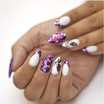 LECENTÉ™  ozdoby na nechty Butterfly Chunky 8g