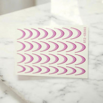 Gradientové francúzske nálepky na nechty French Ombre fialové CS302