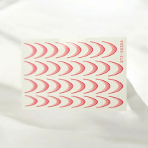 Gradientové francúzske nálepky na nechty French Ombre modré CS304