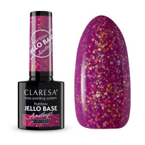 Gél lak CLARESA Rainbow JELLO base amethyst 5ml