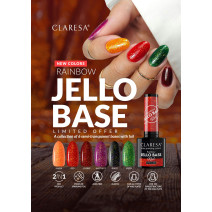 Gél lak CLARESA Rainbow JELLO base amethyst 5ml