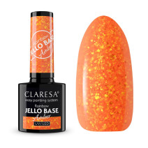 Gél lak CLARESA Rainbow JELLO base amber 5ml