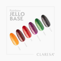 Gél lak CLARESA Rainbow JELLO base amber 5ml