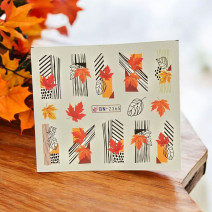 Vodonálepky na nechty jeseň BN-2365