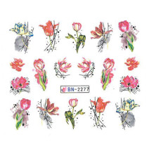 Vodolepka na nechty kvety BN-2277