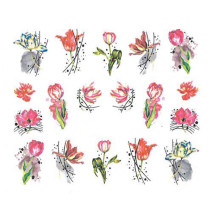 Vodolepka na nechty kvety BN-2277