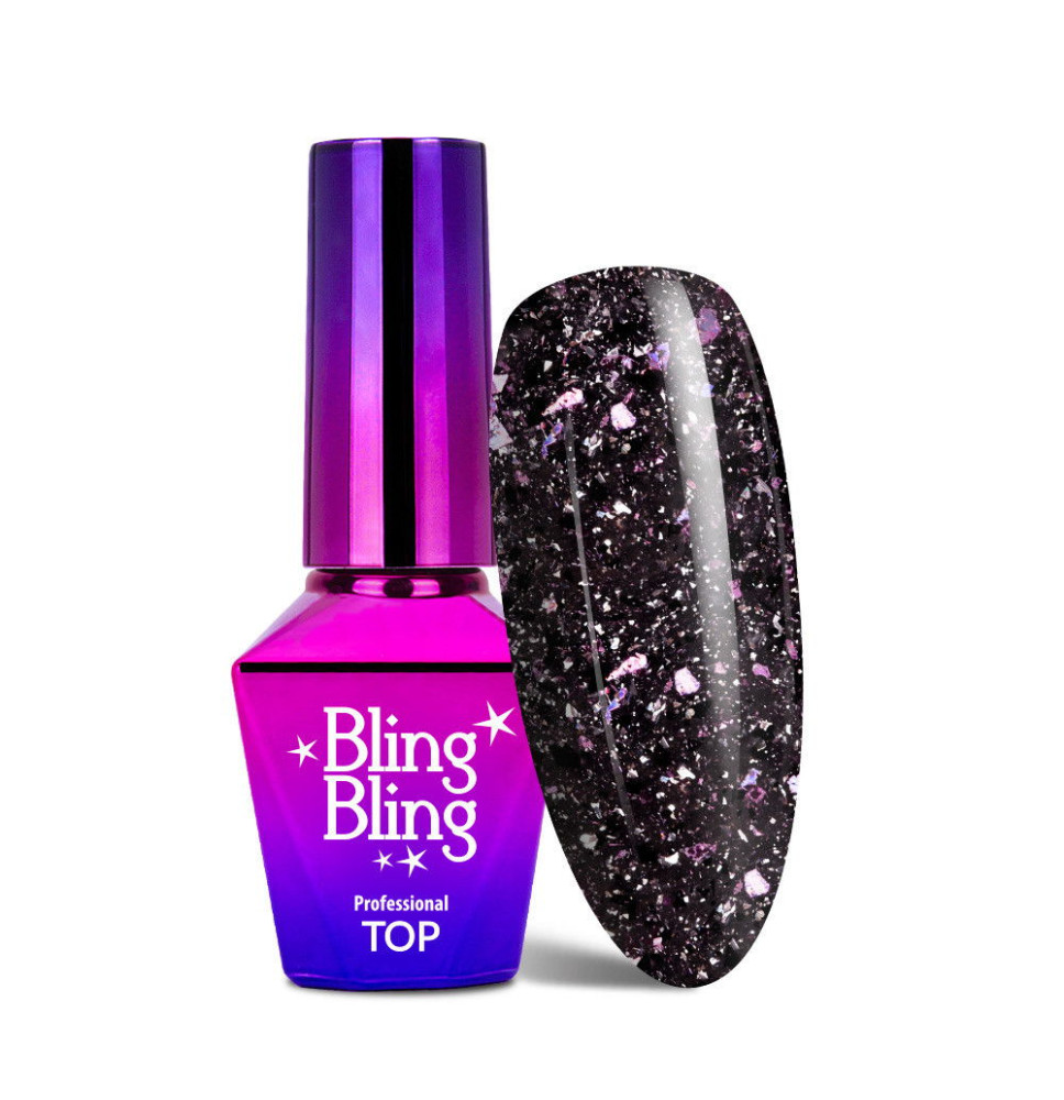 Molly Lac Bling Bling  Lightly Top coat 10 ml