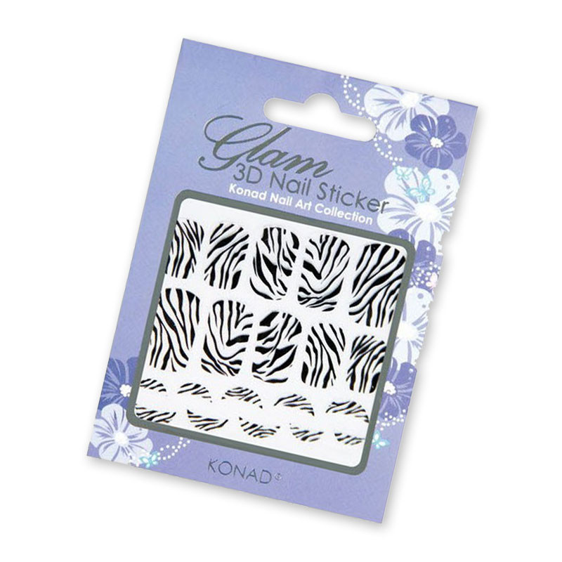 Nálepky na nechty KONAD Glam Violet K3D05