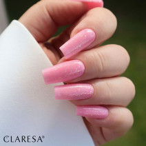 CLARESA STAVEBNÝ GÉL NA NECHTY SOFT&EASY GLIMMER PINK 90G