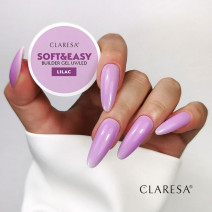 CLARESA STAVEBNÝ GÉL NA NECHTY SOFT&EASY LILAC 12G