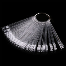 GNBLAB vzorkovník na nechty na paličkách číry 50 ks