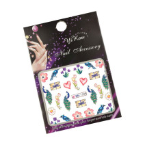 Vodonálepky s motívom páva BN-1208