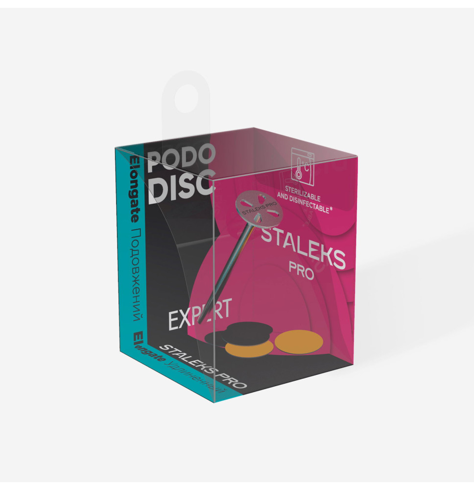 Pedikérsky disk Pododisc XS PRO, s vymeniteľnými brúsnymi papiermi zrnitosť 180, 10mm