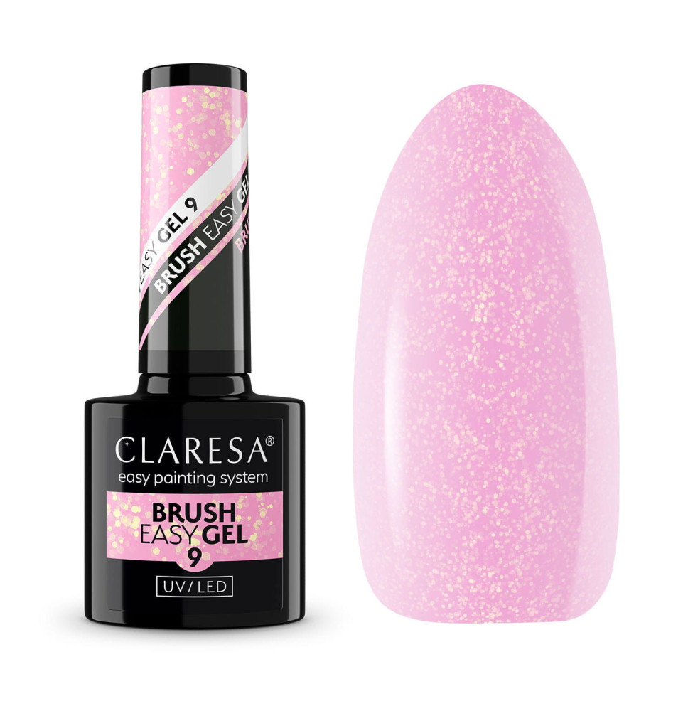 CLARESA BRUSH EASY GEL NA NECHTY 9 5g