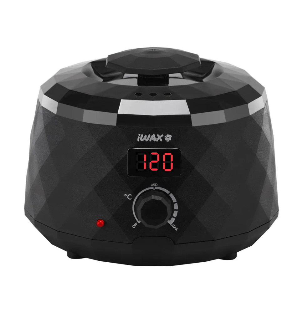 Ohrievač depilačných voskov iWAX Diamond Tech 100W čierny