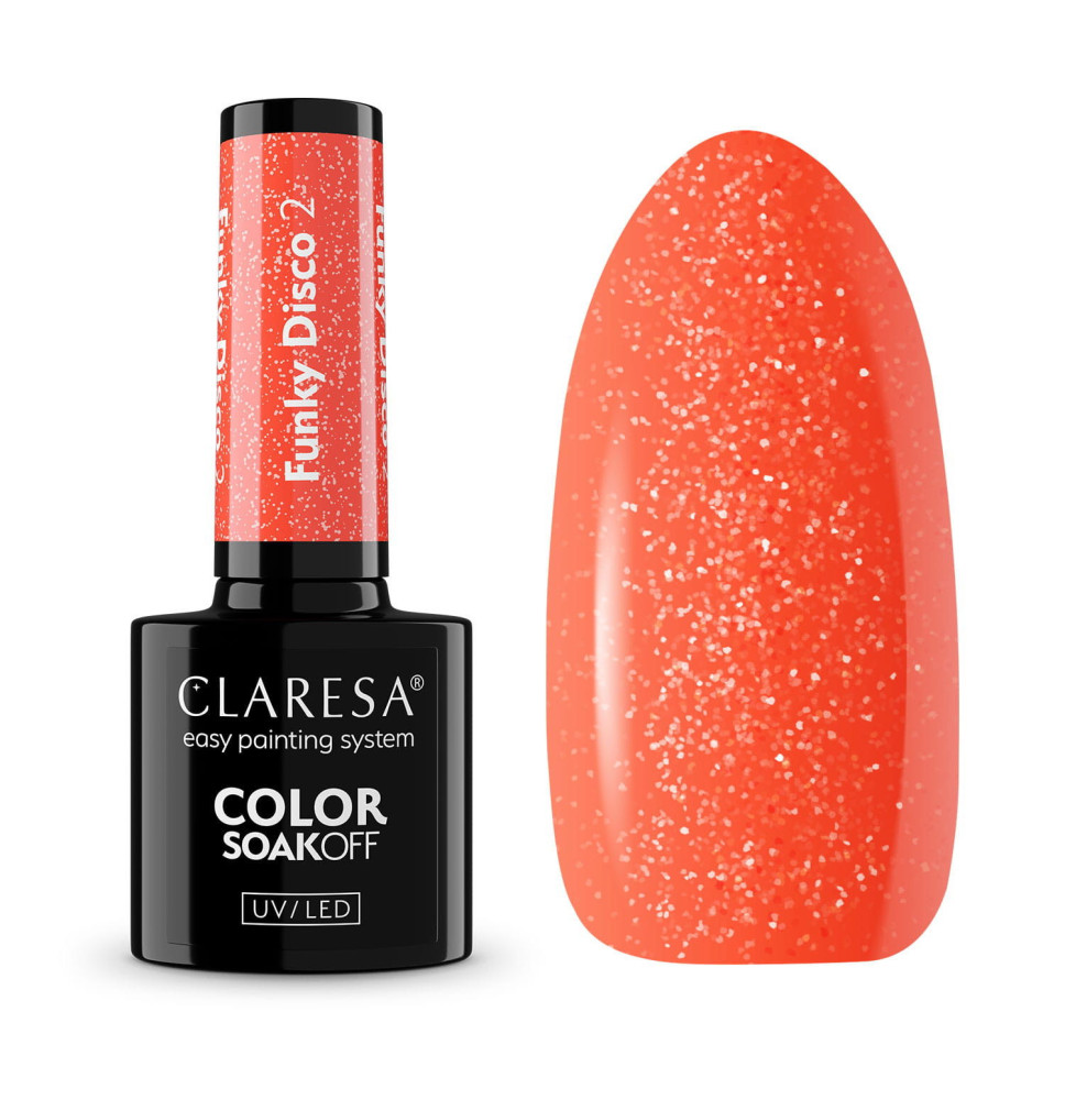 Gél lak CLARESA Funky Disco 2 5ml