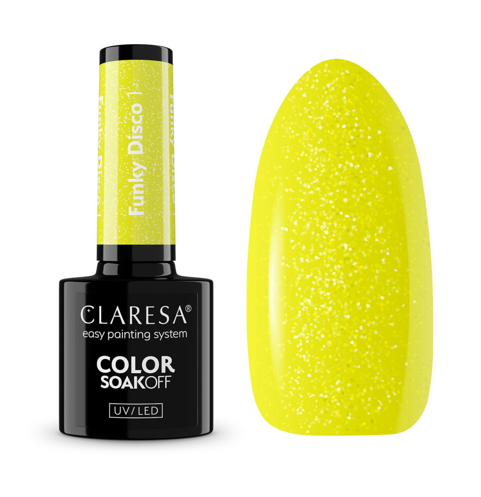 Gél lak CLARESA Funky Disco 1 5ml