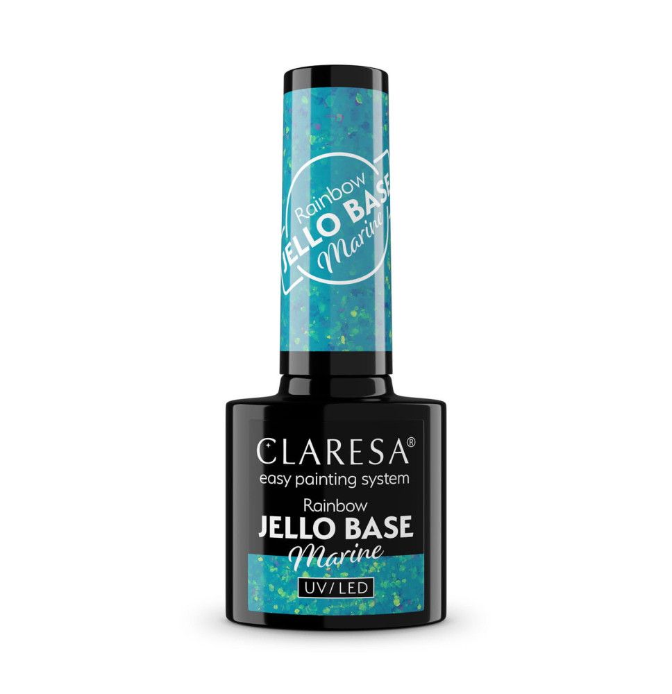 Gél lak CLARESA Rainbow JELLO base marine 5ml