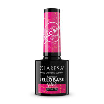 Gél lak CLARESA Rainbow JELLO base pink 5ml