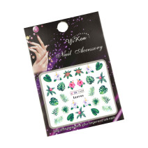 Vodonálepky s motívom listov a kvetov BN-1409